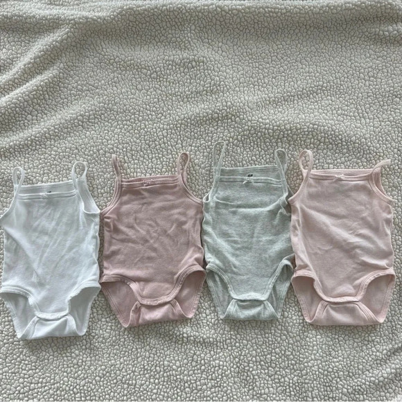 H&M 100% Organic Cotton Bodysuit Lot 0-3 months - Picture 1 of 4
